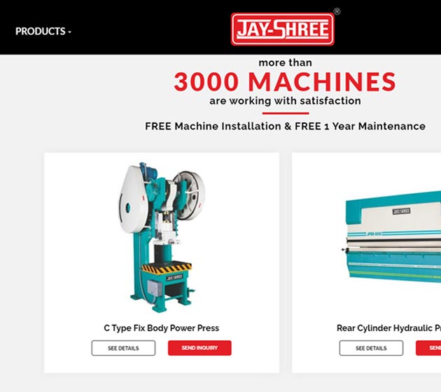https://www.shreejidesign.com/Jay Shree Machines